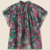 Women Trovata Shirts & Tops | Trovata Carla Blouse Nouveau Garden