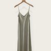 Women Brazeau Tricot Dresses | Brazeau Tricot Classic Slip Shiny Dress Muslin