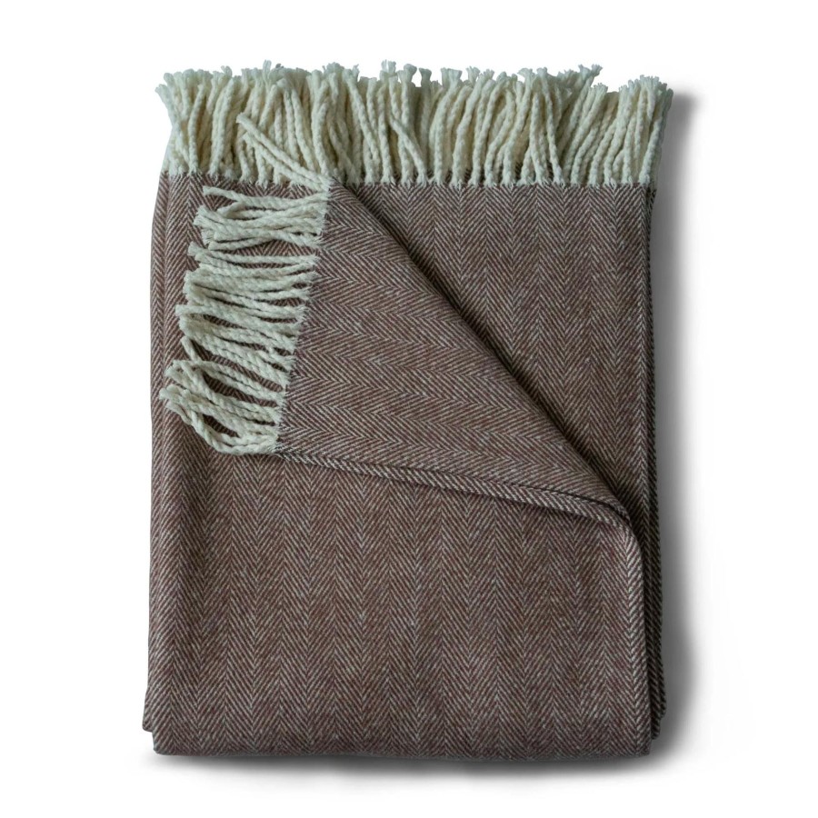 Bedding Evangeline | Evangeline Cotton Herringbone Throw