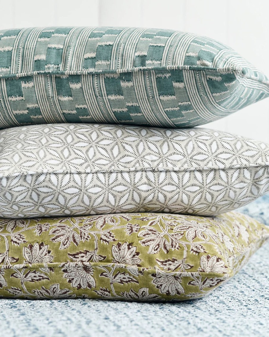 Bedding Walter G | Walter G Hanami Chalk Linen Cushion