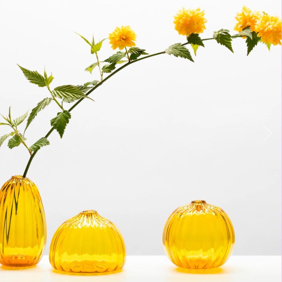 Home Little Tomato Glass | Little Tomato Glass Bud Vases Gold
