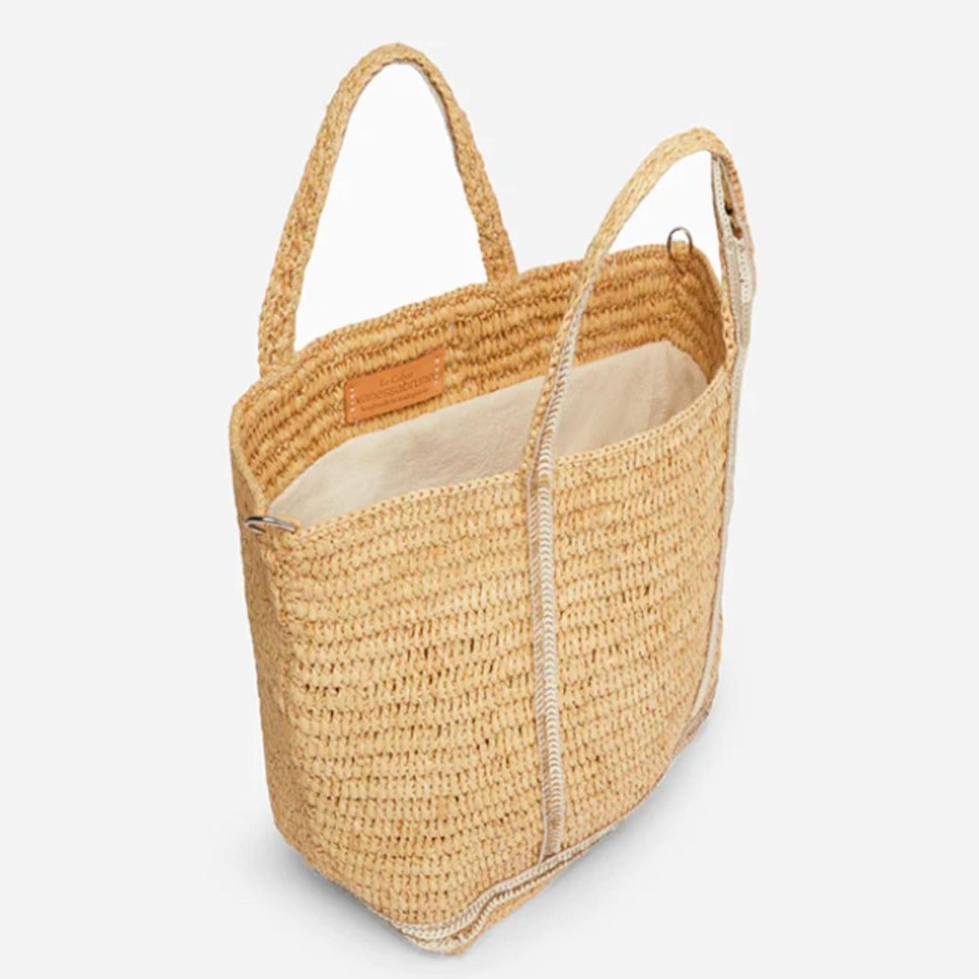 Women Vanessa Bruno Bags | Vanessa Bruno Small Cabas Raffia Tote