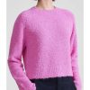 Women Apiece Apart Sweaters | Apiece Apart Liisa Textured Crop Sweater Rose