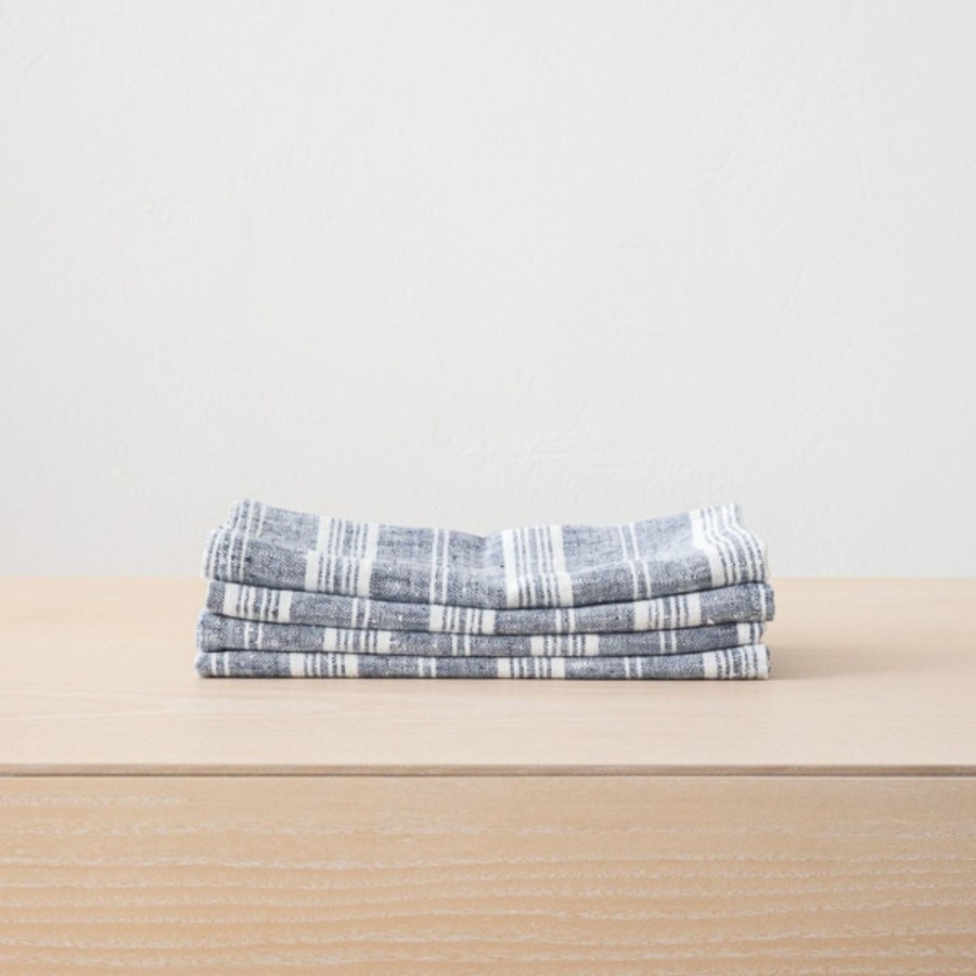 Home Thistle Hill | Striped Linen Napkins