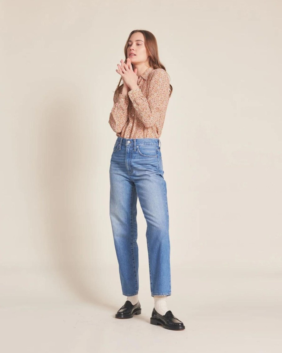 Women Trovata Shirts & Tops | Trovata Jacquelin Shirt Bellflower Ditsy