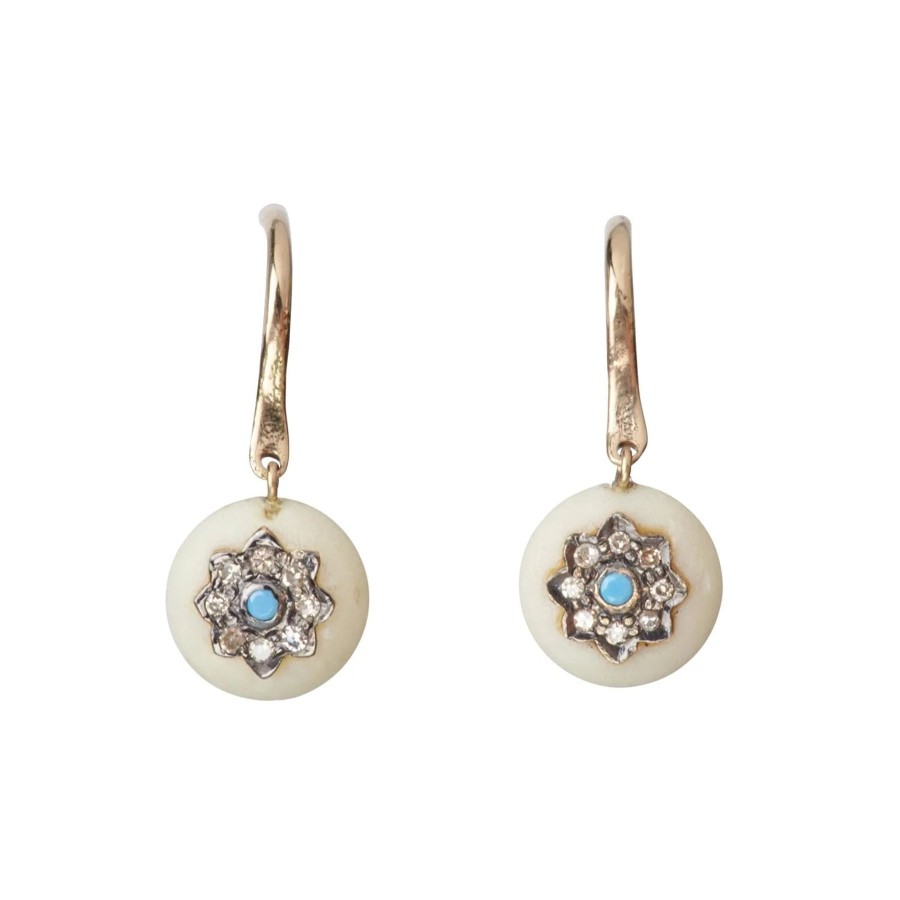 Women 5 Octobre Jewelry | 5 Octobre Isa White Or 14K Earrings